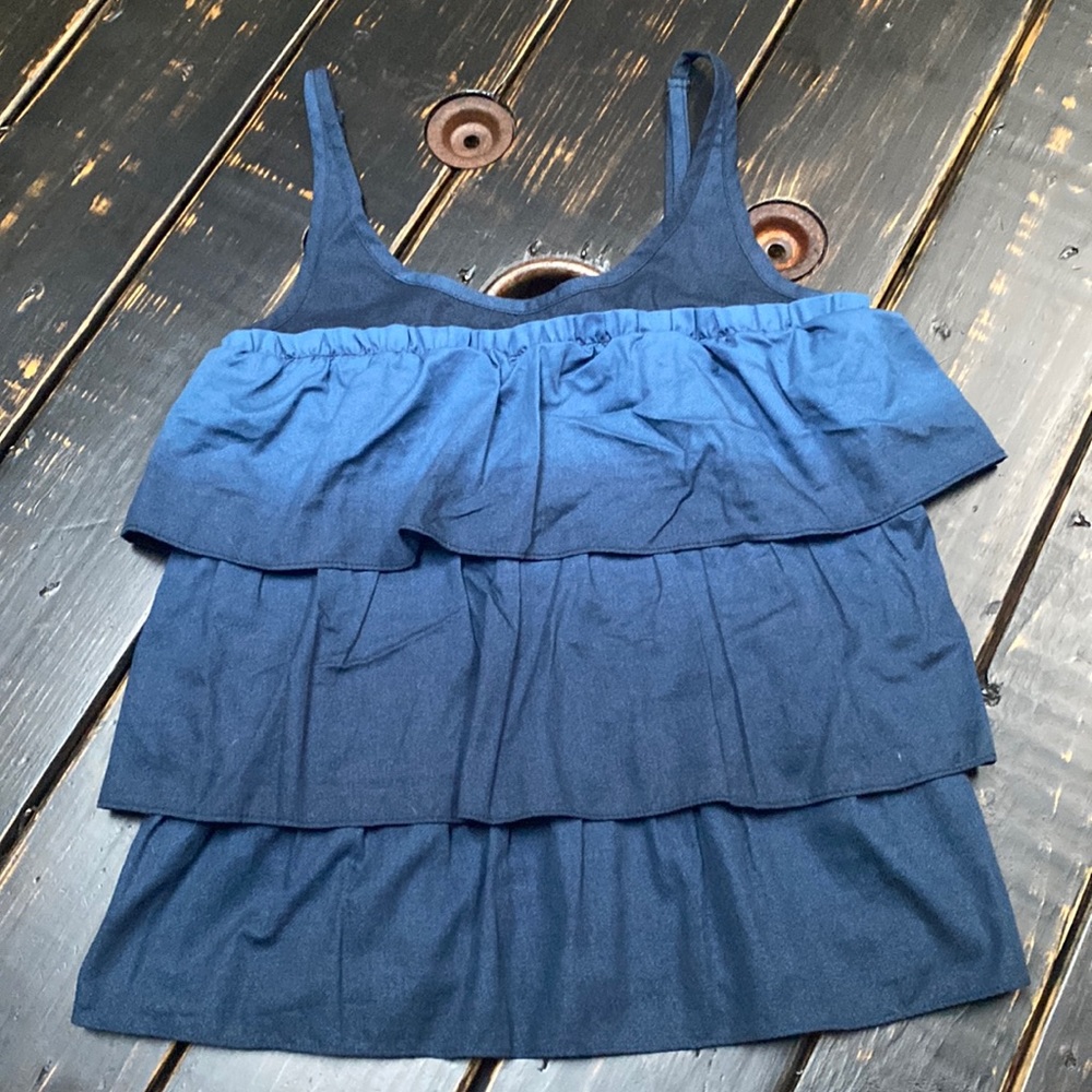 Marc Jacobs Cotton Tiered Cotton Tank